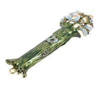 SHERCHPRY Parchemin pour Mezouza Boîtier Décoratif, Objet Religieux pour Porte de Maison, Bénédiction Messianique et Symbole d'Israël