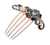 SHERCHPRY Peigne à Cheveux Avec Strass Épingles Latérales Fleuries Accessoires De Coiffure Pour Femmes Demoiselles Honneur Et Fêtes