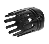 SHERCHPRY Peigne à cheveux en corne de bœuf peigne à dents larges massage du cuir chevelu peignes à dents larges peigne à dents épaisses peigne de nettoyage brosse à pellicules cornes Noir