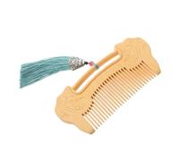 SHERCHPRY Peigne De à Dents Fines Avec Design De Verrou Ruyi Peigne Élégant Pour Cheveux Et Barbe Pour Massage