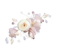 SHERCHPRY Peigne de Mariée Floral Accessoire Élégant pour Coiffure de Mariage Barrette Latérale Facile à Porter et Demoiselles
