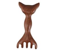 SHERCHPRY Peigne De Massage Bois Double Tête Antilope Masseur Manuel Pour Chevelu Outil Portable Multifonction Pour Soins Et Croissance Des Cheveux