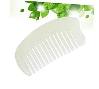 SHERCHPRY Peigne de Massage Jade Naturel pour Démêlage et Grattage Capillaire Outil de Massage Crânien Doux pour Hommes et Femmes Relaxation et Soin Du