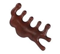 SHERCHPRY Peigne de Santal Naturel à Dents Larges pour Massage Du Doux et Antistatique Outil Multifonction pour Soins Capillaires et Barbe Unisexe
