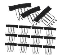 SHERCHPRY Peignes à Postiche à 4 Dents 30 Pièces, Clips à Ressort En Acier Inoxydable Pour Bonnets De Postiche, Fixation Stable, Accessoires Coiffure Polyvalents Pour Perruques Synthétiques