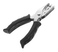 SHERCHPRY Perforatrice Manuelle à Papier 6 MM Noire Poignée en Caoutchouc Perforatrice de Cartes Scolaires ’Agenda Accessoire de Bureau Portable pour Papeterie et Loisirs Créatifs