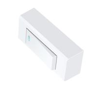 SHERCHPRY Permutateur Mural pour Lampe D'intérieur Bouton Unique, Accessoire Lumineux Blanc 10 A 220 V, Design Simple et Fonction Multi-usage pour Maison