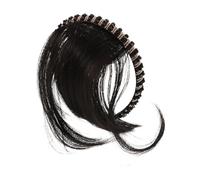 SHERCHPRY Perruque Bandeau Synthétique Avec Frange Cheveux Réalistes Pour Front Blanc Haut Tête