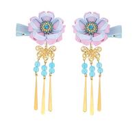 SHERCHPRY Pince à Cheveux 1 Épingles à Cheveux Décoratives Style Kimono Accessoires pour Filles et Femmes Couleur Vive pour Toutes Occasions Design Chic