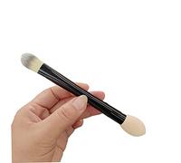 SHERCHPRY Pinceau de Maquillage Double Embout Portable Multifonction pour Fond de Teint et Blush Brosse Cosmétique Ergonomique et