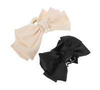 SHERCHPRY Pinces à Cheveux à Gros Nœud Pinces à Griffes 2 Pcs Décoratives Pour Cheveux Fins Ou Épais Utilisation Quotidienne Cérémonies