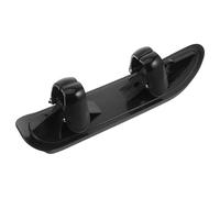 SHERCHPRY Planche à Ski pour Poussette Bébé Noire, Accessoire de Traîneau Hivernal Compatible Roues 12-50 Cm, Glisse Stable sur Neige et Sable, Kit Luge Portable pour Promenades en Plein