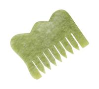 SHERCHPRY Planche De Massage Peigne Jade Naturel Vert Pour Soin Peau Et Grattage Du Corps Masseur Jade