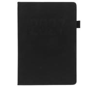 SHERCHPRY Planificateur Journalier 2027 en Pu Noir Espace D'écriture Ample et Outils Complets pour Organisation en Voyage ou Étude