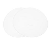 SHERCHPRY Plateau de Masque en Silicone Blanc Réutilisable pour Masque Facial Hydratant Pratique Fait Maison en Salon Professionnel 2 Pièces Couleur Aléatoire