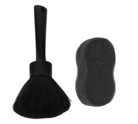SHERCHPRY Plumeau à Cheveux et Brosse de Coiffure Professionnelle pour Coupe le Coiffage Nettoyage avec Tête de Brosse Innovante pour Visage Cou Facile à Nettoyer Ranger