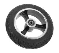 SHERCHPRY Pneu Plein 8 Pouces 200X50 MM pour Trottinette Électrique Jante Alliage Aluminium Intégrée Roue Tubeless Antidéflagrant Remplacement Polyvalent/Arrière Confort Urbain et