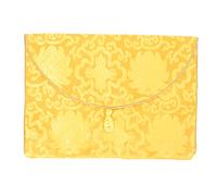 SHERCHPRY Pochette en Soie Brodée Enveloppe A4 Fermeture à Nœud pour Écrire des Textes Bouddhistes Présents Traditionnels Chinois et Pratique pour Adultes et Garçon et Filles