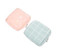 SHERCHPRY Pochette Menstruelle 2Pcs Paquet pour Serviettes Hygiéniques Étui de Rangement et Pratique Utilisation Quotidienne Design Attrayant pour Filles