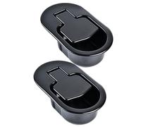 SHERCHPRY Poignées de Rechange Lot de 2 pour Fauteuil Inclinable Design Ergonomique et Économie D'effort en Métal Noir pour Canapé Relax