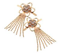 SHERCHPRY Pompon Métal Orné De Cristaux Chaînette Pour Chaussures Et Vêtements Matériel De Couture Diy