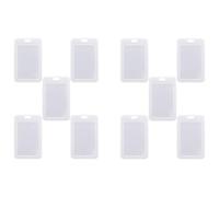 SHERCHPRY Porte-cartes transparent à clapet 15 pièces, étui protection bus et carte étudiante, plastique, format standard, couverture étudiante pratique pour badge et permis de travail