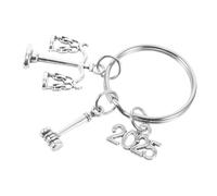 SHERCHPRY Porte-clés Avocat Accessoires en Alliage Argenté Balance Justice et Marteau du Juge Accessoire de Paquet pour Paquet à Dos à Main