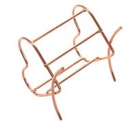 SHERCHPRY Porte-éponge à Maquillage Cœur Compact en Métal Rose Doré Support Séchage Multifonctionnel pour Rangement Beauté Vanité Accessoires Cosmétique