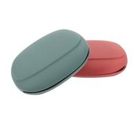 SHERCHPRY Porte-Éponge de Maquillage Silicone 2Pcs Étui à Houppette Compact Portable pour Voyage Rangement Pratique Couleur