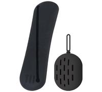 SHERCHPRY Porte-Pinceaux de Maquillage en Silicone Organisateur d'Outils de Maquillage Portable 2Pcs Paquet de Rangement Multifonctionnel pour Voyage Accessoire de Beauté