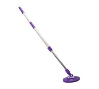 SHERCHPRY Poteau de Vadrouille Rotatif Acier Inoxydable et Manche de Remplacement pour Balai Franges Rotatives Accessoire de Nettoyage Facile à Installer Compatible avec Balai Réservoir
