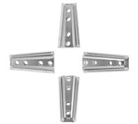 SHERCHPRY Quincaillerie et Bricolage de Meubles Rembourrés pour Réparation 4pcs Argenté, Connecteur de Canapé Stable et Polyvalent Trou de Vis de 8mm pour Canapé