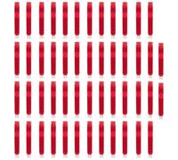 SHERCHPRY Recharge pour Stylos-Plumage 100 Pièces Encre Cartouches d'Encre Rouge 34 Ml Pack 2 Sachets Auto-Scellés Accessoires Bureau pour Étudiants