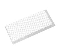 SHERCHPRY Règle en Acier Inoxydable 1415 CM avec 1020 Points pour Outils de Dessin sur Maille Repères Précis pour Strass Outil de Peinture de Perles DIY Accessoire Polyvalent pour