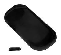 SHERCHPRY Repose-Poignet Ergonomique en Cuir et Silicone Noir Support Élastique pour Souris de Bureau Accessoire Informatique Confortable pour Travail et Jeux Tapis de Souris Compact et