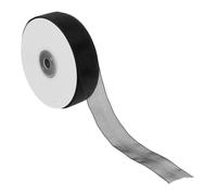SHERCHPRY Ruban Tulle Noir Résistant pour Emballage Cadeau et Décoration Fête Ruban Artisanal Multi-usage et Léger