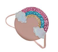 SHERCHPRY Sac Bandoulière pour Filles Pochette De Rangement Sac à Main avec Motifs Rose pour Danse Yoga École Ou Plage