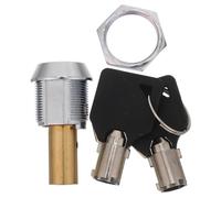 SHERCHPRY Serrure Tubulaire à Came Clés Identiques pour Distributeurs Automatiques de Bonbons et Snacks, Cylindre Sécurisé en Métal Robuste, Kit de 1 Jeu Essentiel pour Maintenance