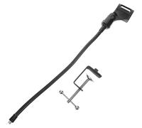 SHERCHPRY Support Bras pour Micros en Métal avec Base Robuste et Support Téléphone Flexible, Pied Micro pour Enregistrements et Live Streaming