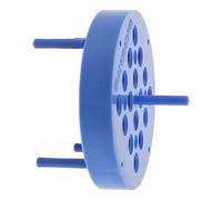 SHERCHPRY Support Flottant en Plastique Amovible pour Tubes à Centrifuger 20 Emplacements Support Rond pour Tubes de Microcentrifugeuse Adapté au Bain d'Eau 2 Pièces Rangement