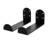 SHERCHPRY Support Mural en Métal pour Snowboard et Planches de Surf Lot de 2 Supports de Rangement Robustes pour Stockage Intérieur et Exposition D’Équipements Sportifs Utilisation