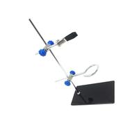 SHERCHPRY Support Portable en Fer 30 CM pour Laboratoire Chimie Kit D’Équipement Stable Base Antidérapante Ensemble de Supports pour Cornue Usage Expérimental Sécurisé