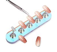 SHERCHPRY Support pour Ongles Support Stable et Élégant pour Vernis à Ongles Pratique et Réutilisable pour Formation et Nail Art