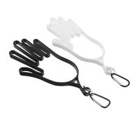 SHERCHPRY Support Suspendu pour Moufles de Golf en ABS Léger et Robuste Lot de 2 avec Mousquetons Étireur de Moufles pour Séchage Rapide et Rangement Pratique Accessoire Essentiel pour
