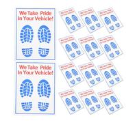 SHERCHPRY Tapis de Sol Jetables pour Véhicule Lot de 100 en Papier, pour Protéger et Maintenir la Propreté des Sols Intérieurs de Voiture