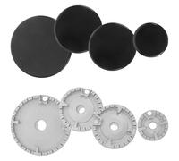 SHERCHPRY Tête de Brûleur à Gaz de Rechange en Aluminium et Fer Chapeau de Brûleur Plat Compatible Cuisinière à Gaz Accessoire Multi-Usage pour Remplacement et Entretien de Plaque de