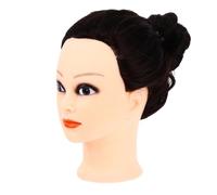 SHERCHPRY Tête De Mannequin Pour Coiffure De Têtes Entraînement Avec Cheveux Synthétiques Accessoire Pour Cheveux Longs