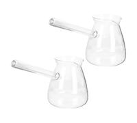 SHERCHPRY Théières en Verre 450ml Résistantes la Chaleur Infuseur, Lot de 2 Pièces, Design Rétro et Pratique pour Maison de Thé ou Hôtel Plusieurs styles