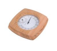 SHERCHPRY Thermomètre Et Hygromètre pour Sauna Thermomètre pour Intérieur Hygromètre pour Sauna Mètre De Température Et D'humidité Hydromètre pour L'humidité Brun Cèdre