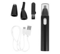 SHERCHPRY Tondeuse Poils Nez Rechargeable Multifonction Coupe Précision Portable et Compacte Poignée Antidérapante Noire